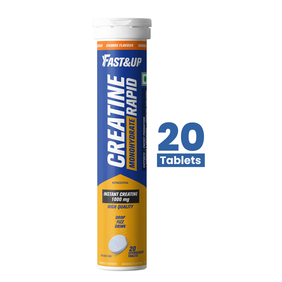 Creatine Rapid Effervescent - Orange Flavour Single