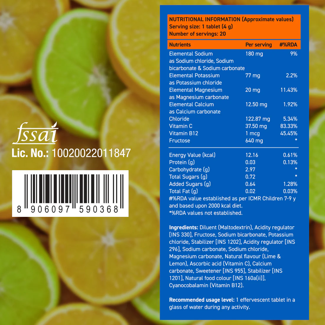 Reload Citrus Cooler Combo - Orange and Lime & Lemon - Image 9