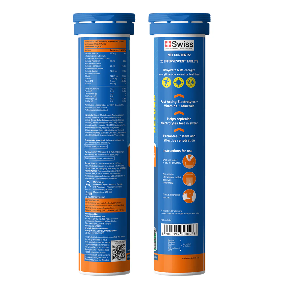 Reload - Low Sugar Instant Hydration Drink - Cola - Image 10