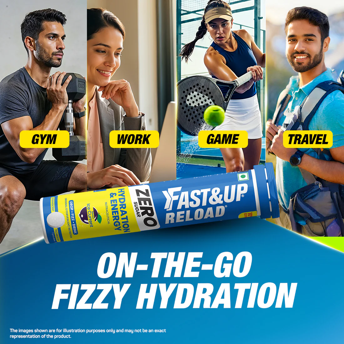 Reload Zero Sugar Instant Hydration Drink - Assorted Pack of 4 - Image 7