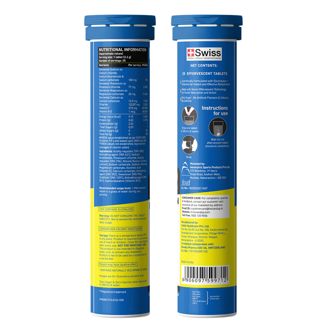 Reload Zero Instant Hydration Drink - Lime and Lemon - Image 10