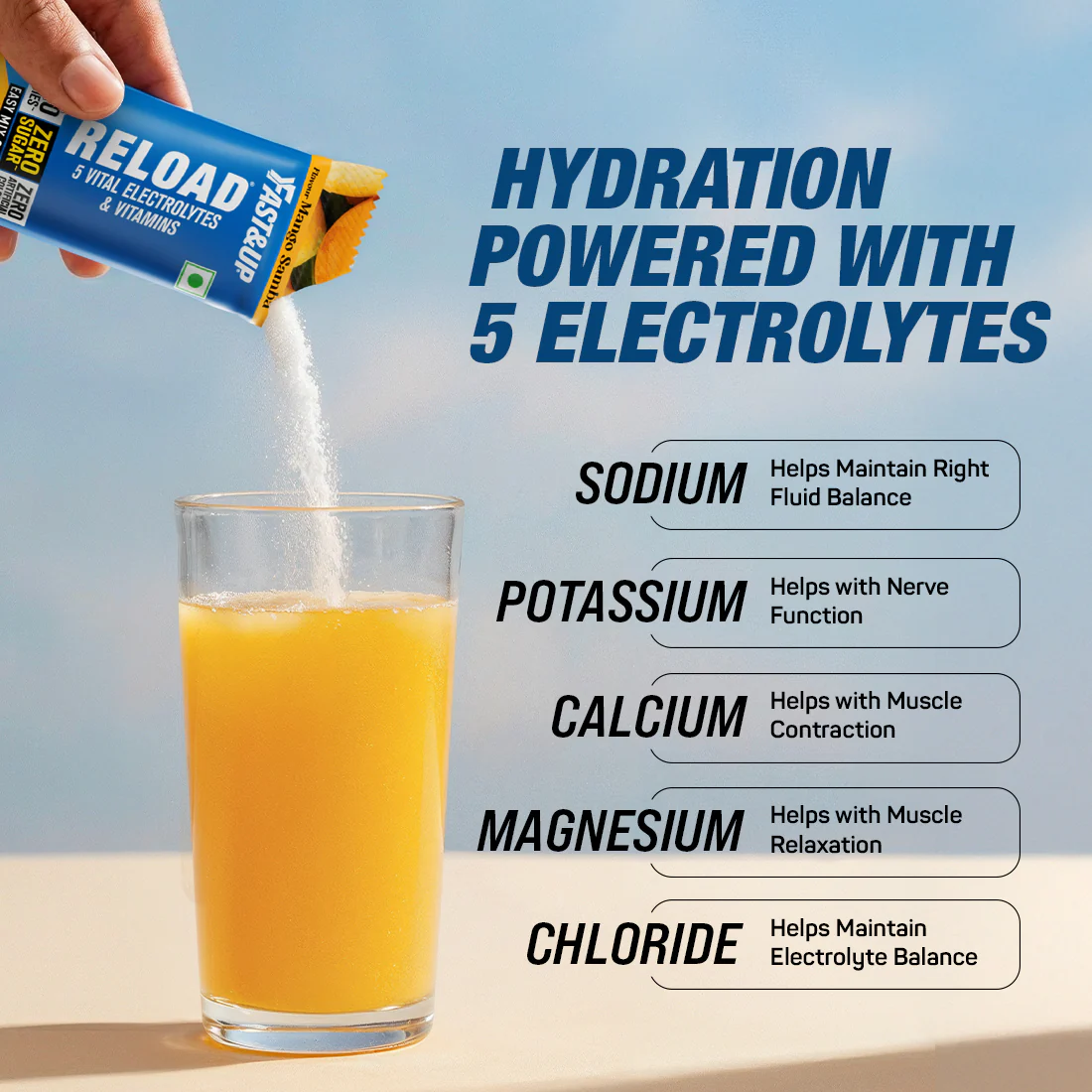 Reload Zero Sugar Instant Hydration Sticks- Mango Samba - Image 4