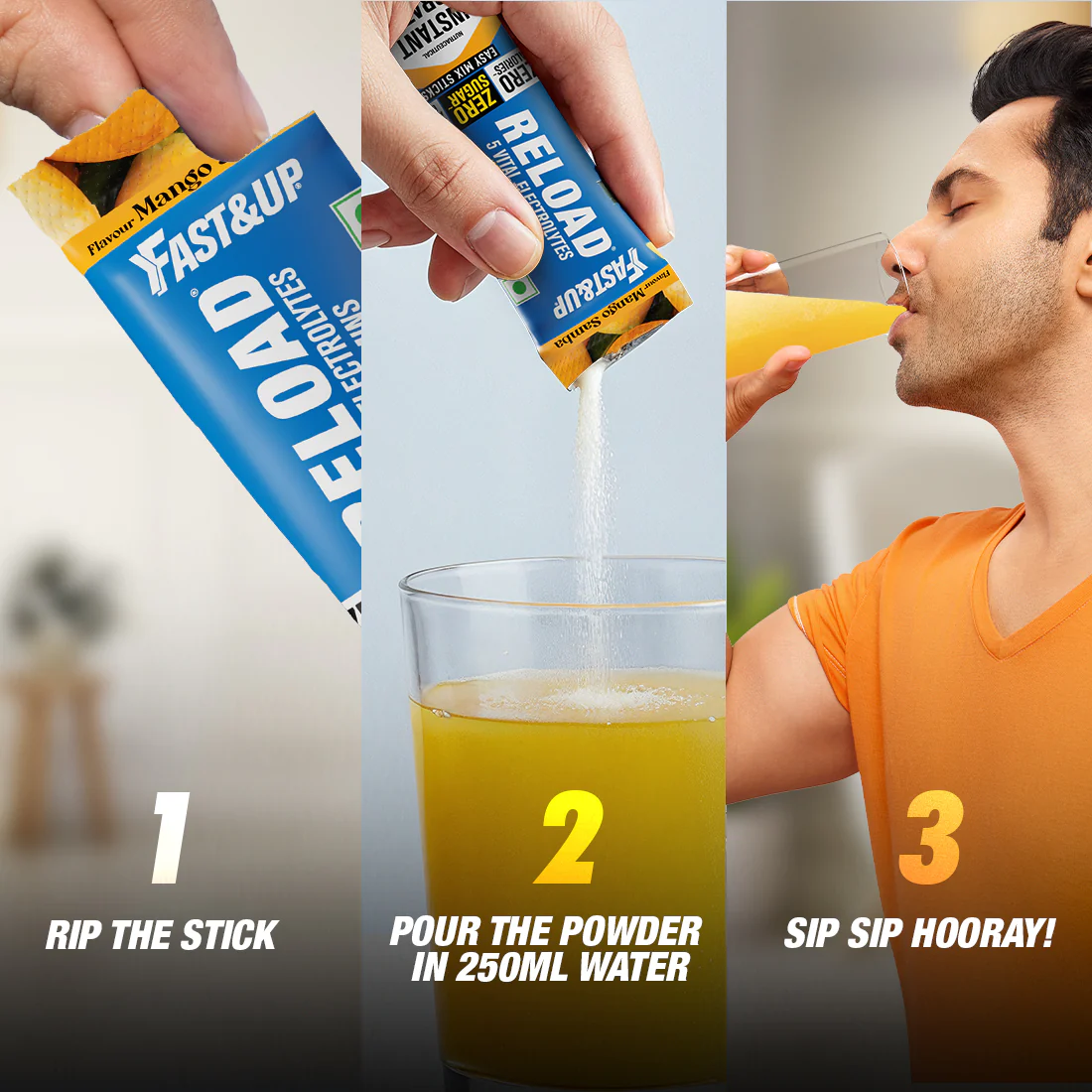 Reload Zero Sugar Instant Hydration Sticks- Mango Samba - Image 6